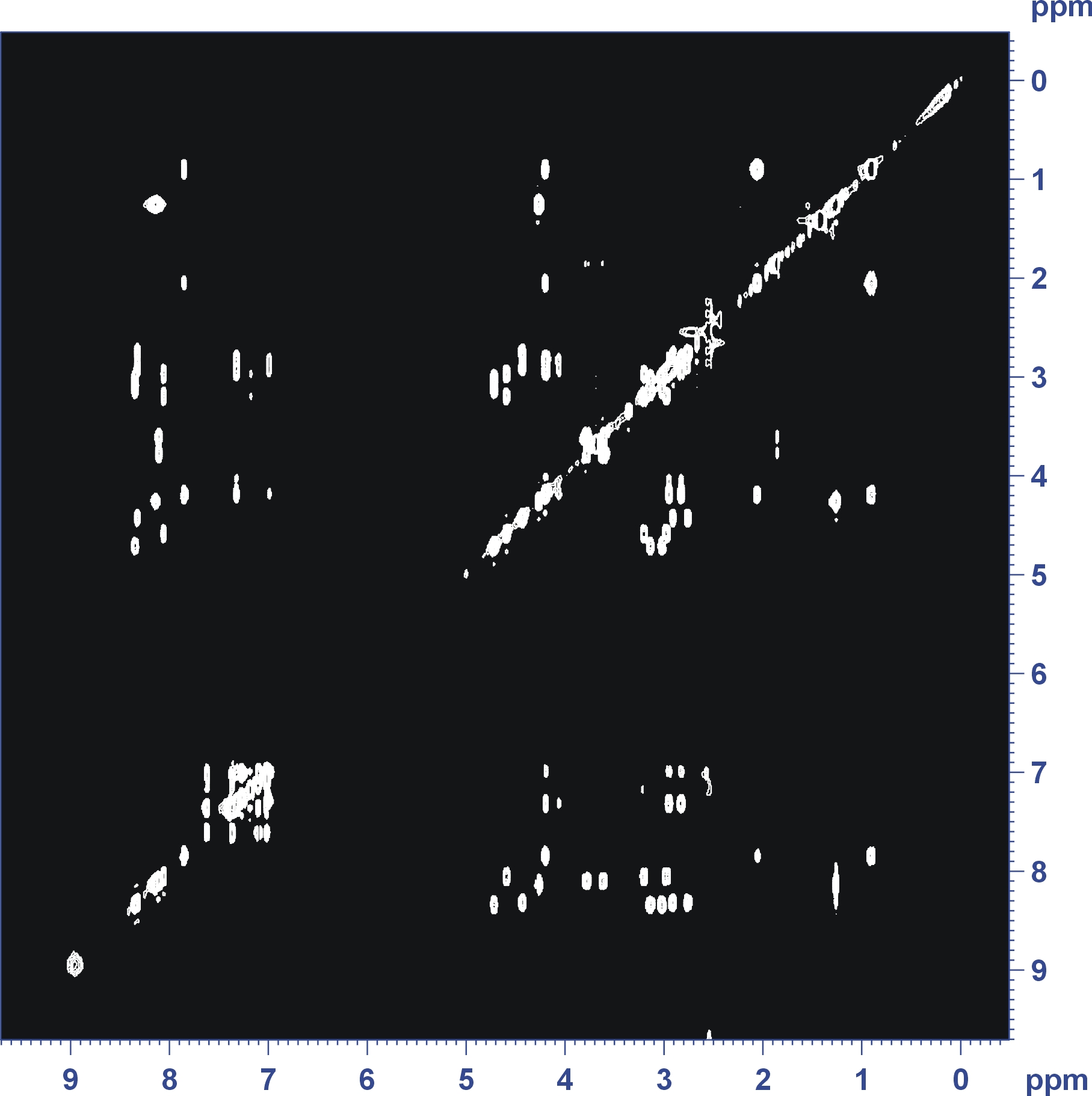generic 2D NMR spectrum